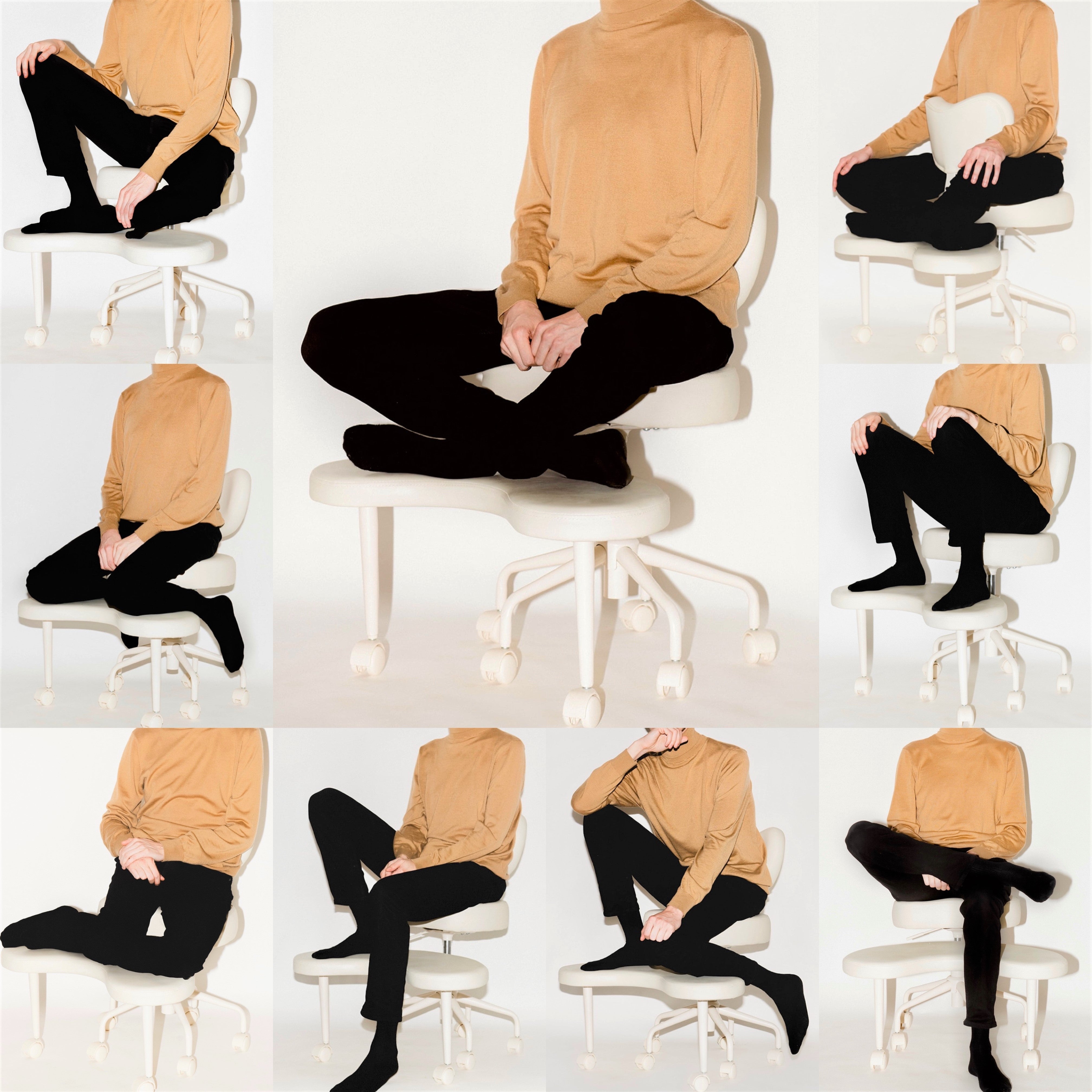 Chair that lets you deals sit criss cross