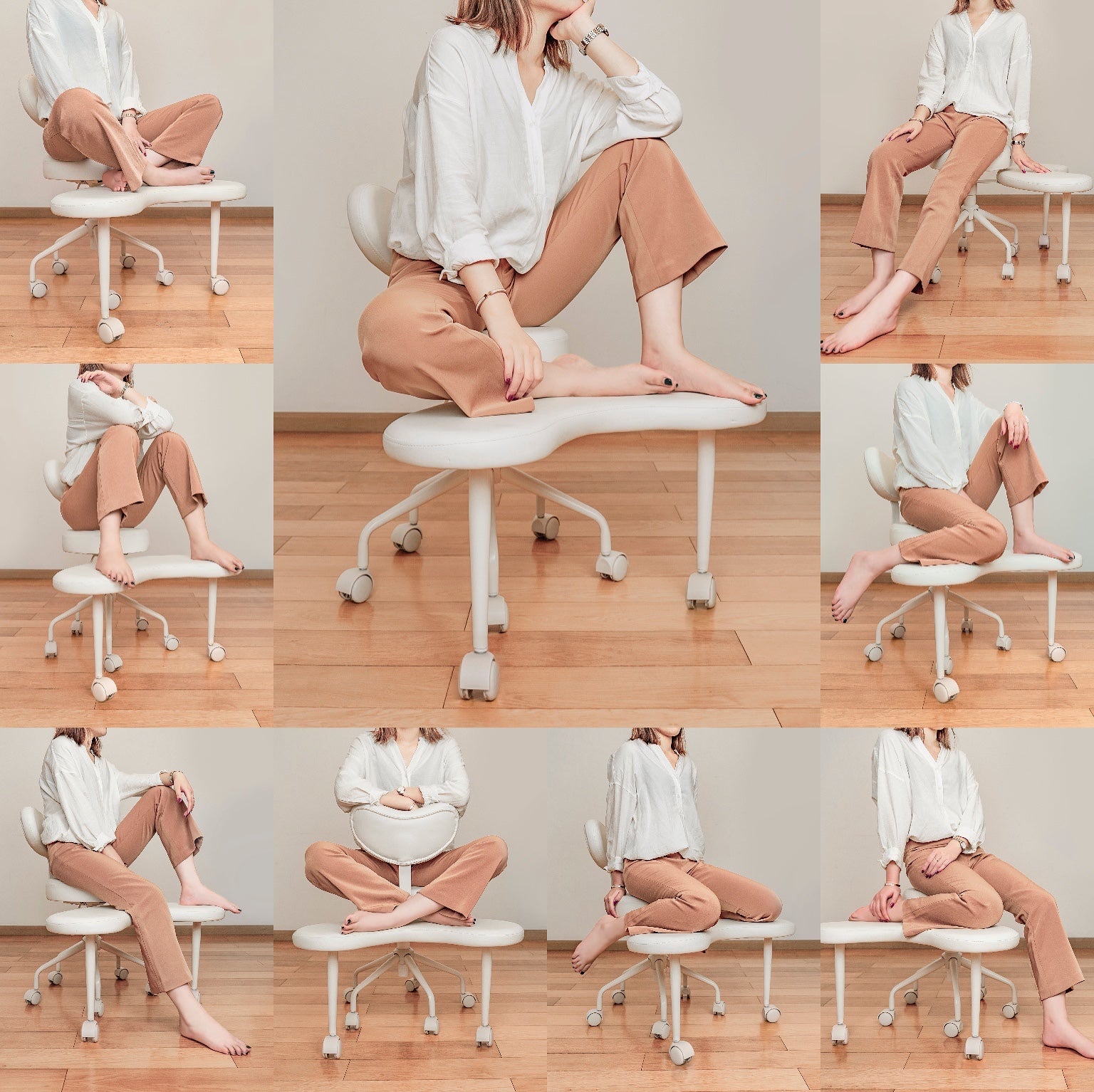 Pipersong Chaise de méditation, chaise de bureau à domicile